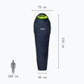 Sacco a pelo Millet Baikal 1100 Regular saphir 4