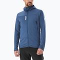 Felpa con cappuccio Millet Fusion Grid da uomo in denim scuro