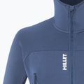 Felpa con cappuccio Millet Fusion Grid da uomo in denim scuro 6