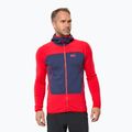 Felpa da uomo Millet Fusion Grid Hoodie red