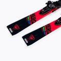 Sci da discesa per bambini Rossignol Hero JR Multi Event + attacchi KID4 nero/rosso 9