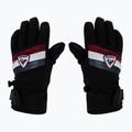 Rossignol Jr Sportchic Stretch Impr guanto da sci nero per bambini 3