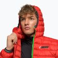 Piumino da uomo Rossignol Verglas Hero Hood rosso neon 11