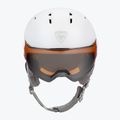 Casco da sci Rossignol Fit Visor Impacts donna bianco/arancio/argento 2