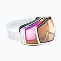 Occhiali da sci Rossignol Magne'lens bianco/rosa specchiato/argento specchiato