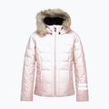 Giacca da sci Rossignol Girl Polydown rosa polvere per bambini 8