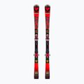 Sci da discesa Rossignol Hero Carve K + attacchi NX12 rosso