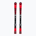 Sci da discesa per bambini Rossignol Hero Multi Event + attacchi XP7 rosso