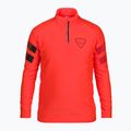 Felpa da uomo Rossignol Classique Hero 1/2 Zip rosso