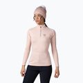 Maglia termica da donna Rossignol Classique 1/2 Zip powder pink