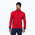 Felpa da sci Rossignol Cieloalto Fleece Fz sport uomo rosso