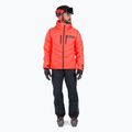 Giacca da sci Rossignol Hero Blackside Puffy da uomo rosso neon 2