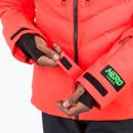 Giacca da sci Rossignol Hero Blackside Puffy da uomo rosso neon 11