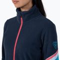 Felpa Rossignol Strawpile Fleece Fz da donna, blu scuro 5