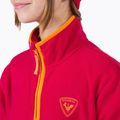 Felpa da bambino Rossignol Jr Strawpile Fleece Fz rosso rubino 4