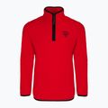 Rossignol Jr Strawpile Fleece Fz felpa sportiva rossa da bambino