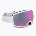 Maschera da sci Rossignol Izar white/pink