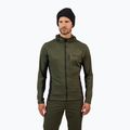 Felpa uomo Rossignol Blackside Mix Full Zip Hoodie Fleece olive shadow