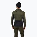 Felpa uomo Rossignol Blackside Mix Full Zip Hoodie Fleece olive shadow 3