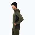 Felpa uomo Rossignol Blackside Mix Full Zip Hoodie Fleece olive shadow 4