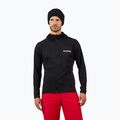 Felpa uomo Rossignol Blackside Mix Full Zip Hoodie Fleece black