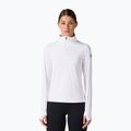 Felpa termica donna Rossignol Half Zip First Layer white