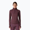 Felpa termica donna Rossignol Half Zip First Layer huckleberry