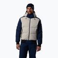 Giacca da sci da uomo Rossignol Corduroy Down Bomber silver cloud/dark navy