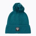 Cappello invernale Rossignol Strawpile Pompom Beanie transformative teal