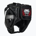 Casco da boxe Venum Elite Iron nero/rosso 3
