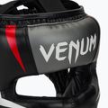 Casco da boxe Venum Elite Iron nero/rosso 4