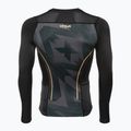 Venum Razor Rashguard da uomo a maniche lunghe nero/oro 8