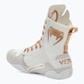 Stivali da boxe Venum Elite bianco/oro 3