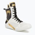 Stivali da boxe Venum Elite bianco/nero/oro