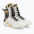 Stivali da boxe Venum Elite bianco/nero/oro 4