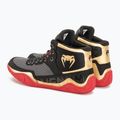 Venum Elite Wrestling stivali da boxe nero/oro/rosso 3