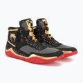 Venum Elite Wrestling stivali da boxe nero/oro/rosso 4