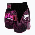 Pantaloncini da allenamento Venum Attack Muay Thai nero/rosa 3