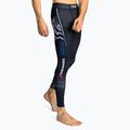 Leggings da allenamento Venum X Tekken 8 da uomo - Jin Kazama Spats blu/nero/bianco 4