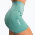 Pantaloncini da ciclismo Venum Essential da donna verde acqua 5