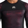 Rashguard Venum G-Fit Air a manica lunga da uomo nero profondo/rosso fuoco 4