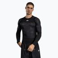 Rashguard Venum G-Fit Air a manica lunga da uomo nero profondo/sabbia del deserto