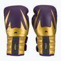 Guantoni da boxe Venum Reverso viola scuro/oro 2