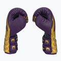 Guantoni da boxe Venum Reverso viola scuro/oro 4