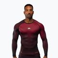 Rashguard Venum Tactical XT a manica lunga da allenamento da uomo nero/bordeaux/oro