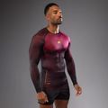 Rashguard Venum Tactical XT a manica lunga da allenamento da uomo nero/bordeaux/oro 3