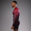Rashguard Venum Tactical XT a manica lunga da allenamento da uomo nero/bordeaux/oro 4