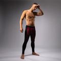 Leggings da allenamento da uomo Venum Tactical XT Spats nero/bordeaux/oro 2