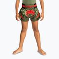 Pantaloncini da allenamento per bambini Venum Inferno Kids Muay Thai army green/orange