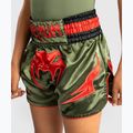 Pantaloncini da allenamento per bambini Venum Inferno Kids Muay Thai army green/orange 5